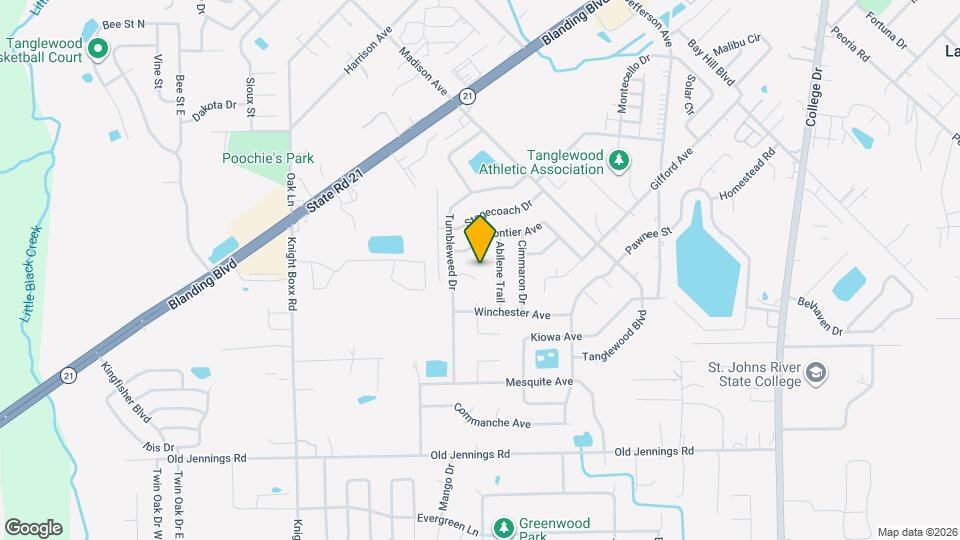 2804 Canyon Ct Map and Location Details