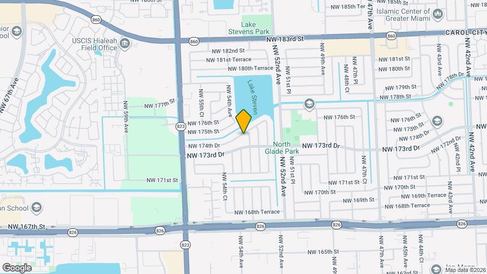 5350 NW 174th Dr Map and Location Details