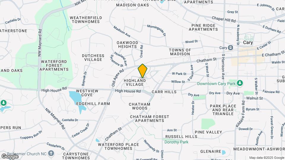Highland Village Apartments Mapa y Detalles de la Ubicación