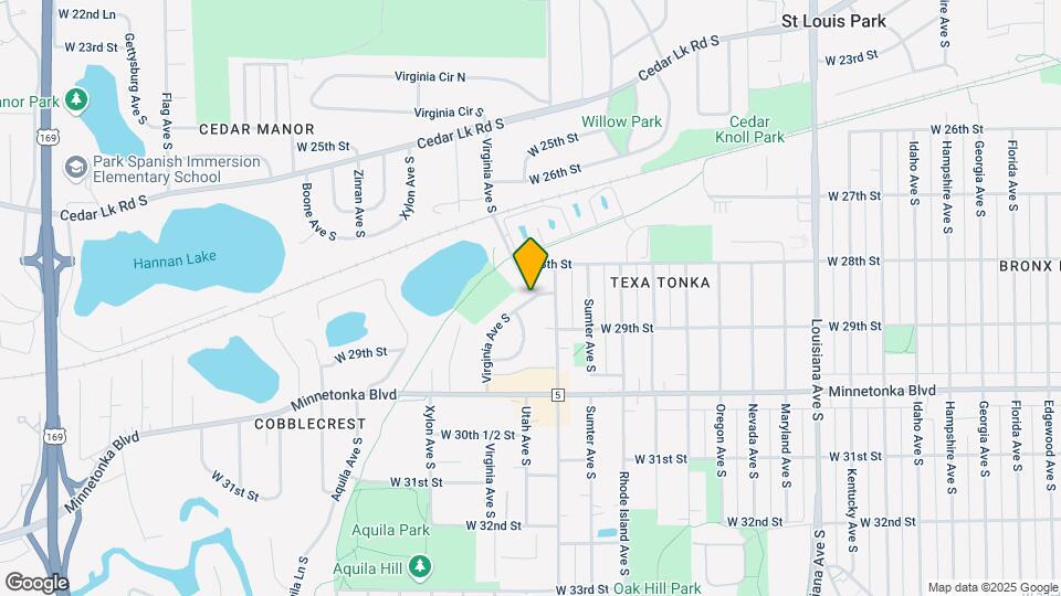 2839 Virginia Ave S Map and Location Details