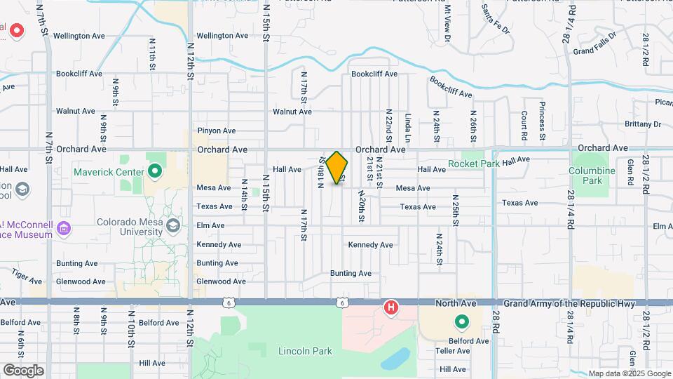 1641 19th St Map and Location Details