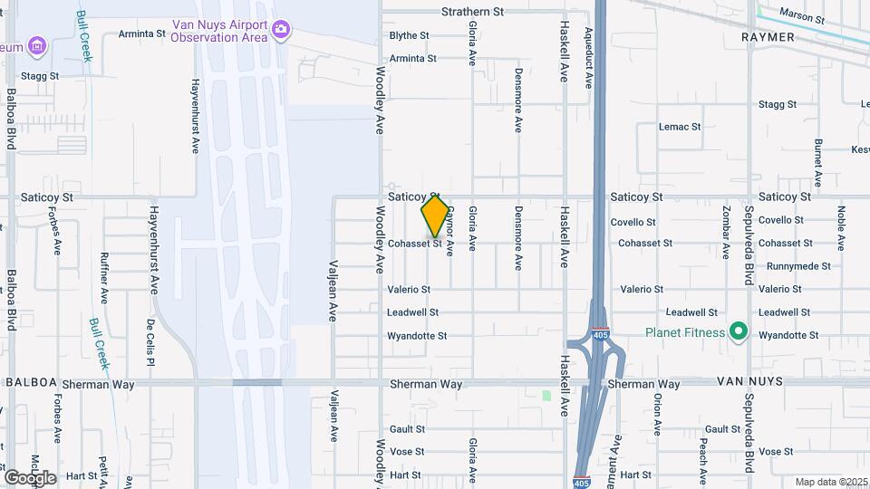 15952 Cohasset St Map and Location Details