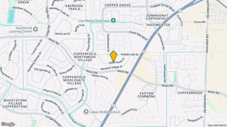 15419 Swan Creek Dr Map and Location Details
