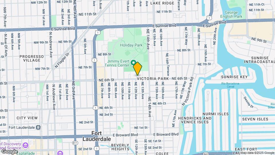 610 NE 12th Ave, Unit 3 Map and Location Details