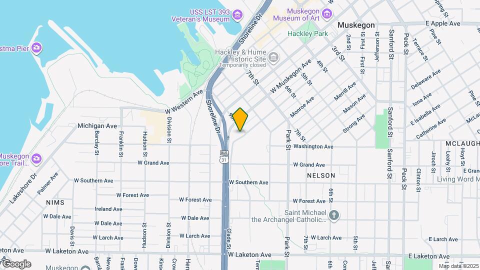 606 Houston Ave Map and Location Details