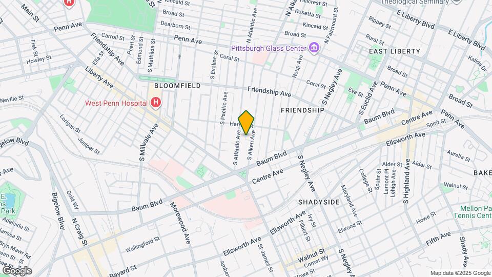 420 S Aiken Ave Map and Location Details