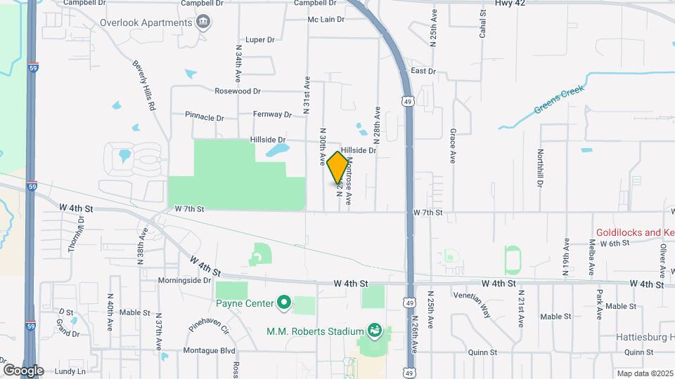 714 N 29th Ave Map and Location Details