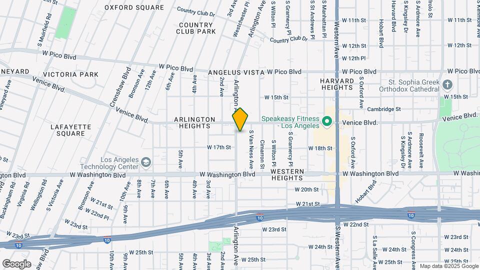1650 Arlington Ave Mapa y Detalles de la Ubicación