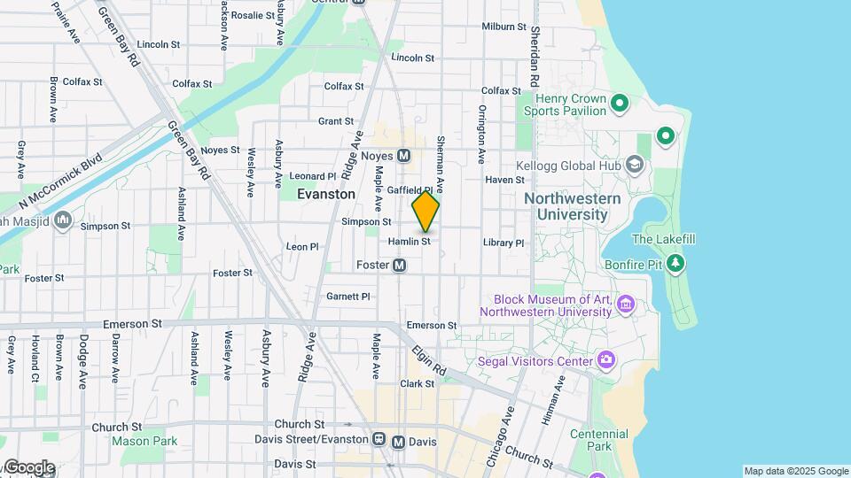 813 Hamlin St Map and Location Details