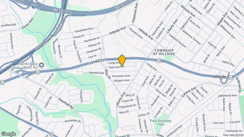 380 Yale Ave, Unit 2nd Floor Map and Location Details