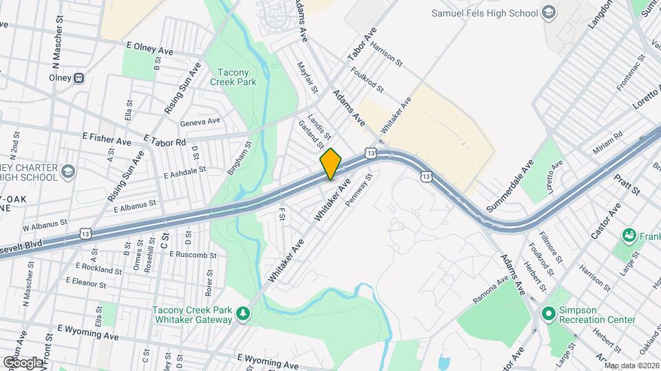 4123 E Roosevelt Blvd, Unit 2 Map and Location Details