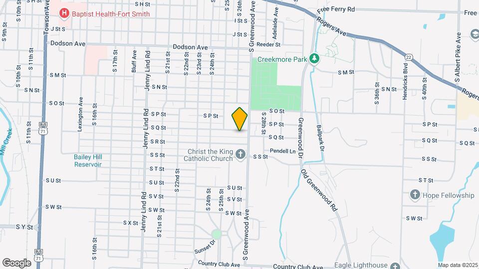 2602 S Q St Map and Location Details