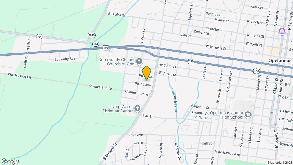 1434 Duson Ave Mapa y Detalles de la Ubicación