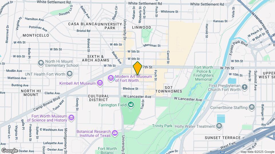 The Lofts at West 7th Map and Location Details