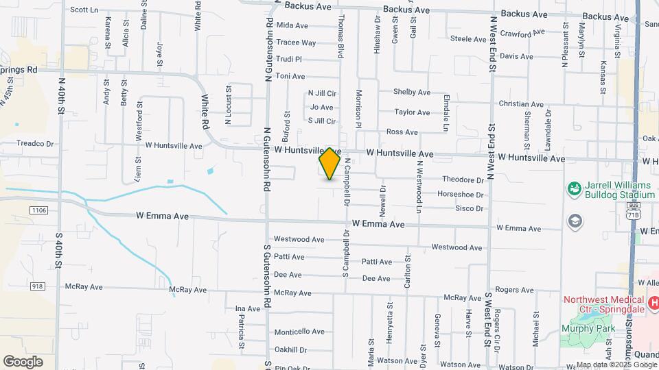 2004 Horseshoe Dr Map and Location Details