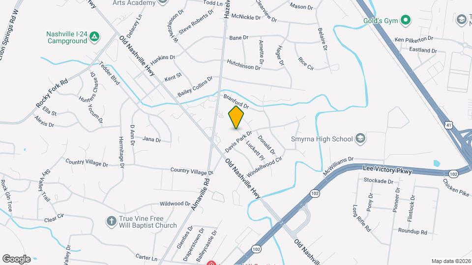 203 Luckett Pl Map and Location Details