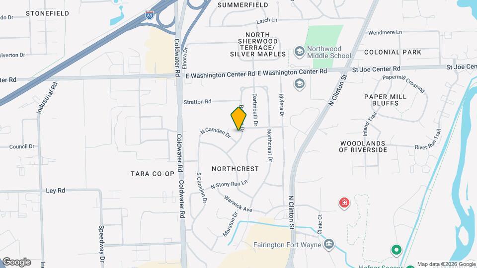 5431 Brighton Dr Map and Location Details