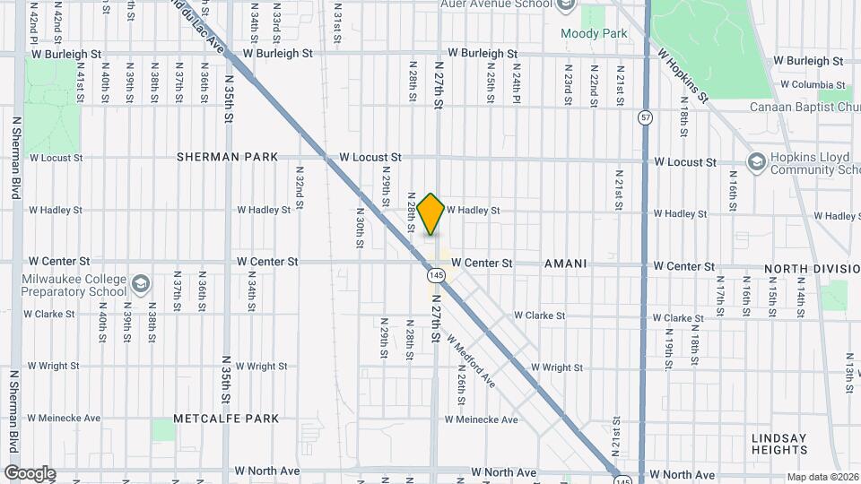 2729 N 27th St Map and Location Details