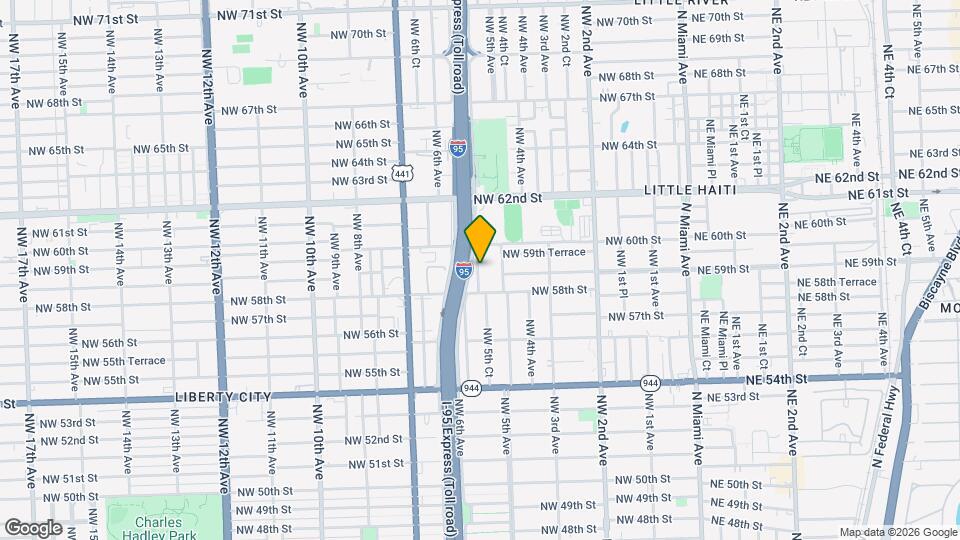 5911 NW 5th Ct Map and Location Details