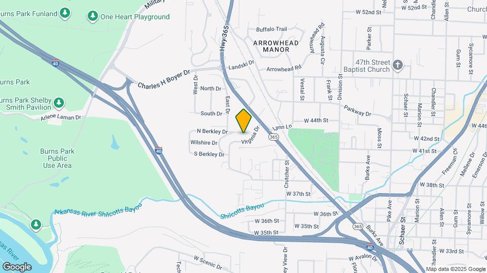 2203 N Berkley Dr Map and Location Details