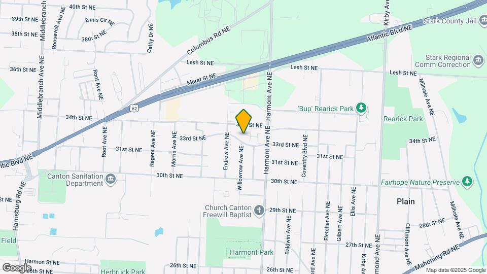 3131 33rd St NE Map and Location Details