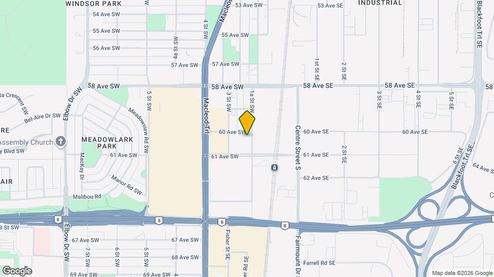 6120 3 St SW Map and Location Details