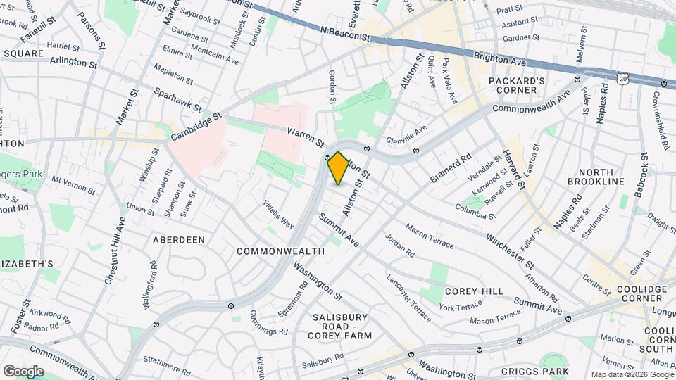 21 Commonwealth Ter, Unit 1 Map and Location Details