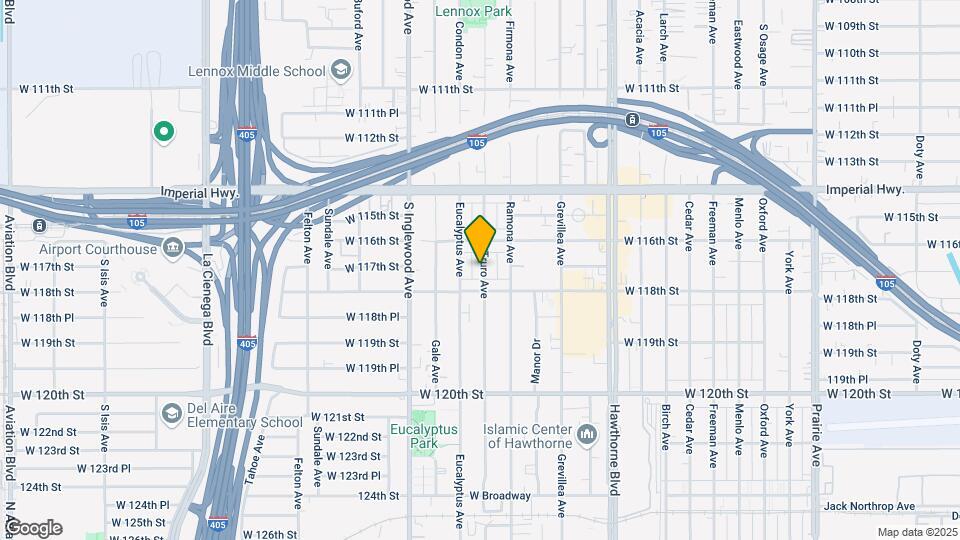11707 Truro Ave Mapa y Detalles de la Ubicación