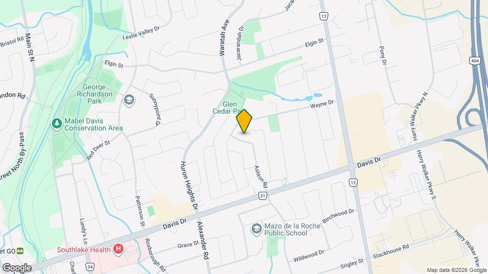 105 Ashton Rd Map and Location Details