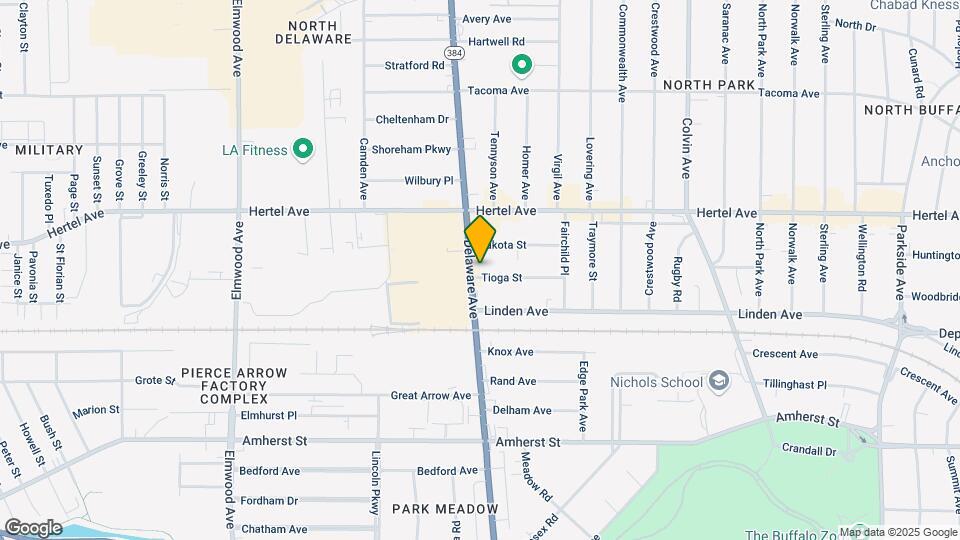 2269-2281 Delaware Ave Mapa y Detalles de la Ubicación