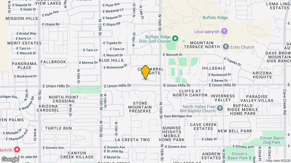 1457 E Renee Dr Map and Location Details