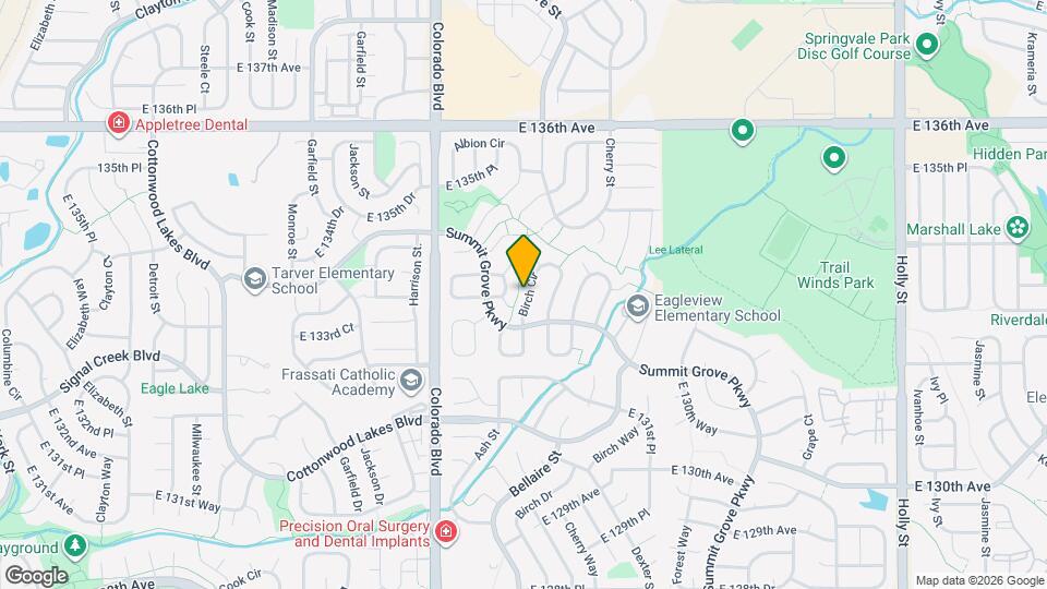 13313 Birch Cir Map and Location Details