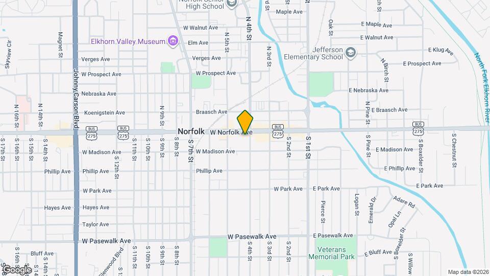 407 W Norfolk Ave Map and Location Details