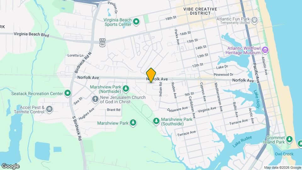 1146 Indian Rd Mapa y Detalles de la Ubicación