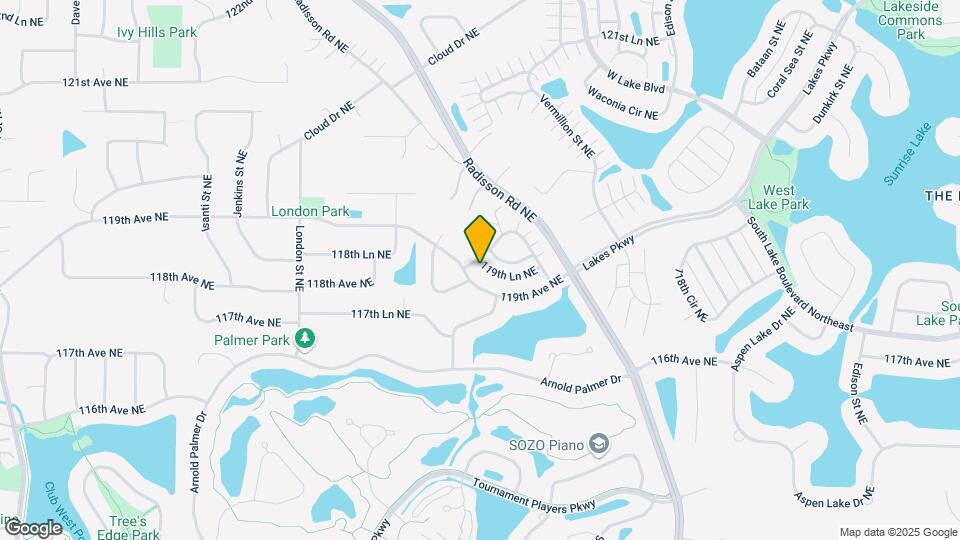 2280 119th Ln NE Map and Location Details