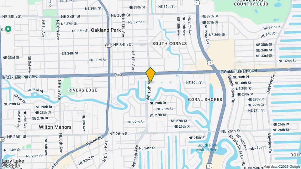 3000 NE 16th Ave Map and Location Details