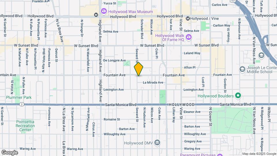 6574 W Fountain Ave Map and Location Details