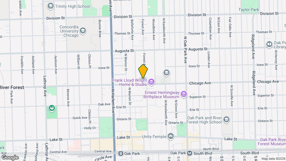 511 Forest Ave, Unit 2 Map and Location Details
