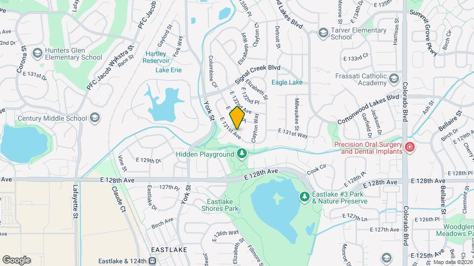 13103 Clayton Ct Mapa y Detalles de la Ubicación