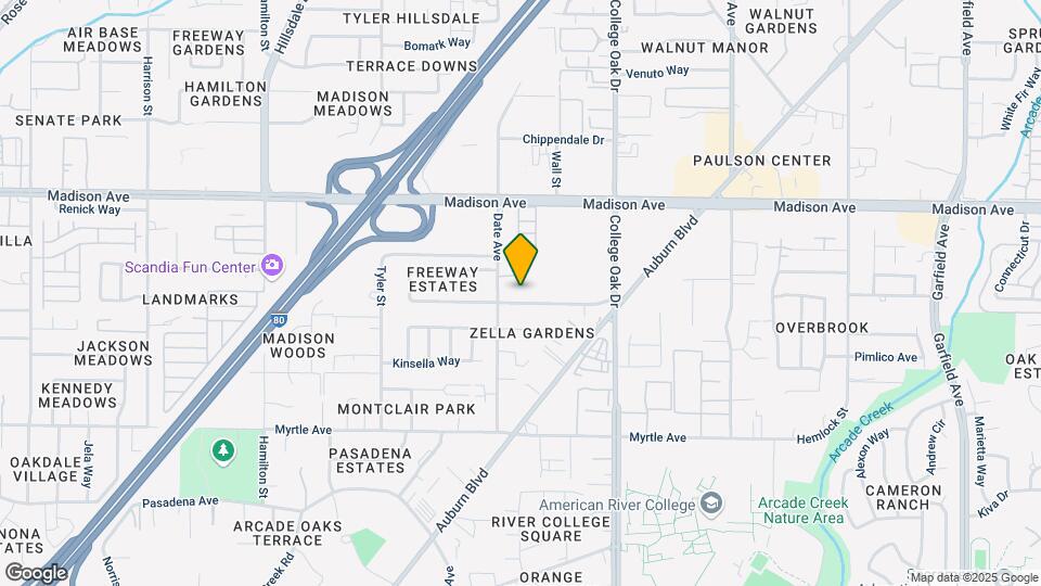 4735 Amber Ln Map and Location Details
