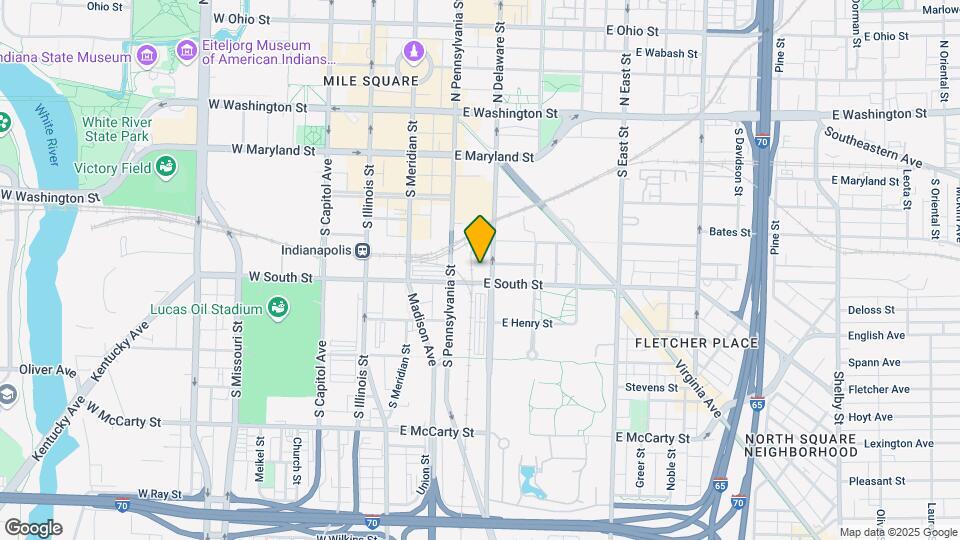 336 S Delaware St Map and Location Details