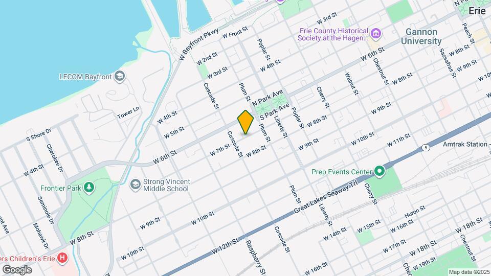 941 W 7th St, Unit First floor Map and Location Details