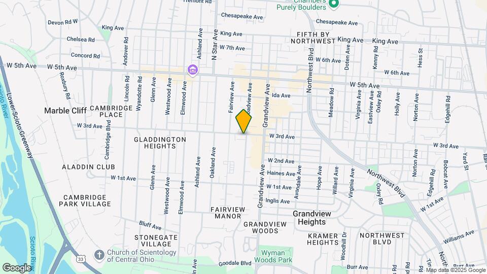 1345-1347 Broadview Ave Map and Location Details