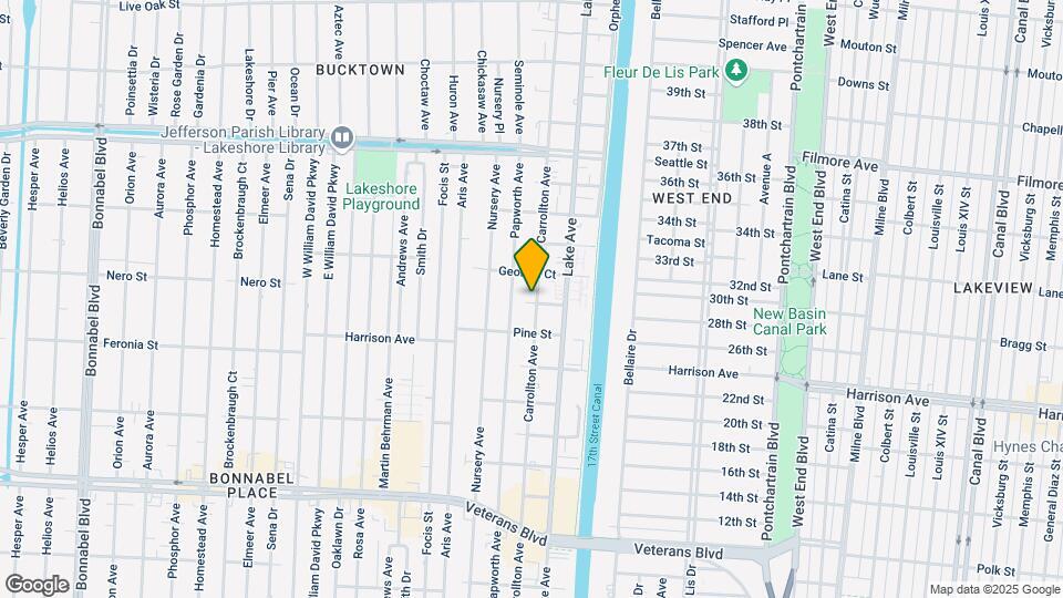 1226-1228 Carrollton Ave Map and Location Details