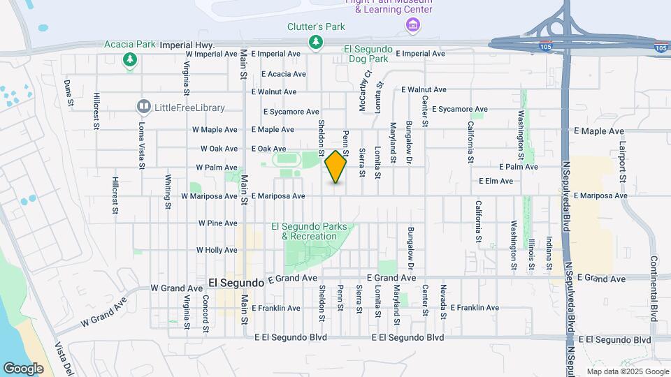 525 E Mariposa Ave, Unit #3/4 Mapa y Detalles de la Ubicación