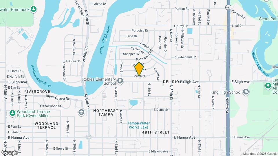 4421 Perch St Map and Location Details