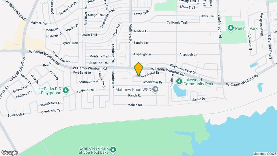 1339 Lake Forest Dr Map and Location Details