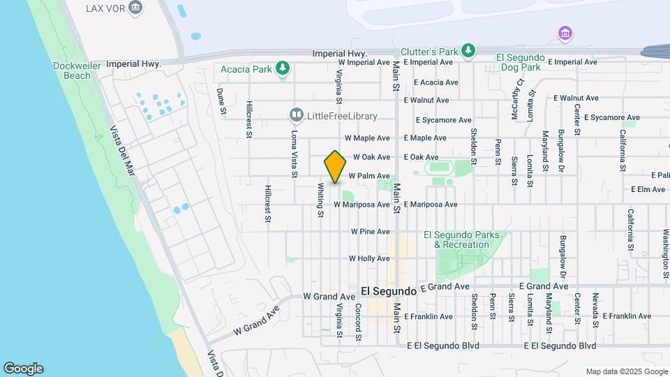 629 Virginia St Mapa y Detalles de la Ubicación