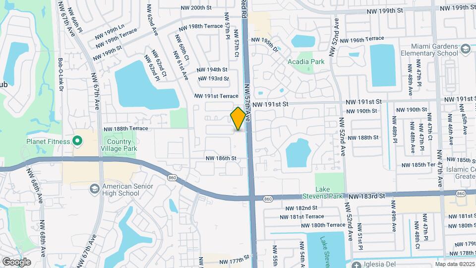 18850 NW 57th Ave Map and Location Details