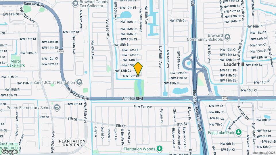 5810 NW 12th St Map and Location Details